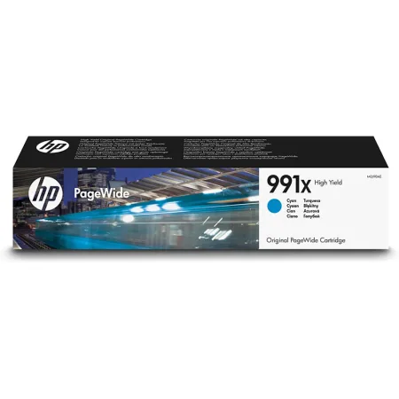 Cartucho de tinta original HP 991X cyan pigmentada · M0J90AE
