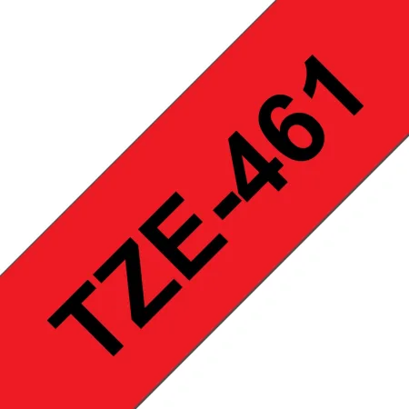 Cinta compatible Brother TZE-461 / Rojo TZ-461 negro / rojo