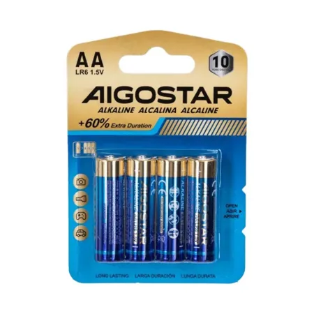Pilas Alcalinas AA LR06 1.5V (4 UNIDADES)