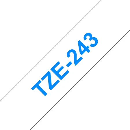 Cinta compatible Brother TZE-243 Azul / Blanco TZ-243 azul / blanco