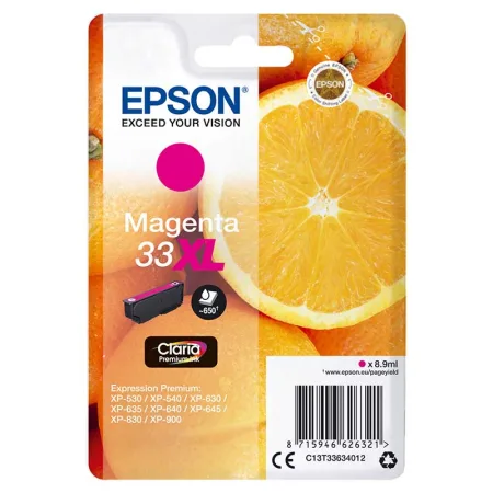 Cartucho de tinta original Epson T3363 / 33XL magenta · C13T33634012