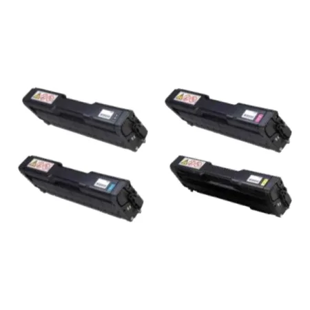 Pack 4 tóner compatibles Ricoh Aficio SP C220 / C221 / C222 / C240 amarillo, magenta, negro y cian
