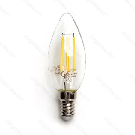 Bombilla de Filamento LED E14 C35 4W Luz Cálida 2700K