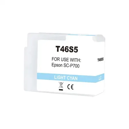 Cartucho de tinta compatible Epson T46S5 Light light cyan · C13T46S500