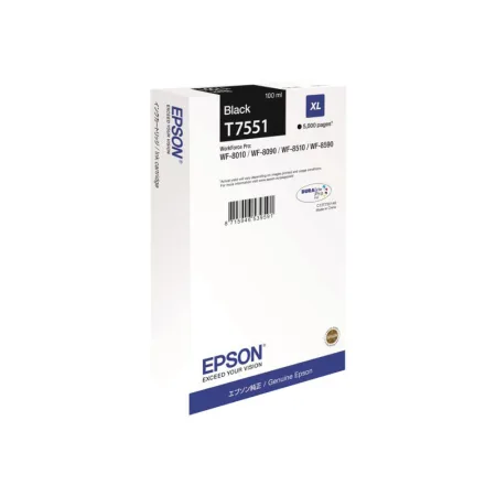 Cartucho de tinta original Epson T7551 negro · C13T755140