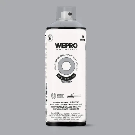 Spray MTN WEPRO Solvent Brillante GRIS FIORDO - RAL 7040
