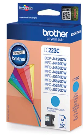 Cartucho de tinta original Brother LC223CBP cian