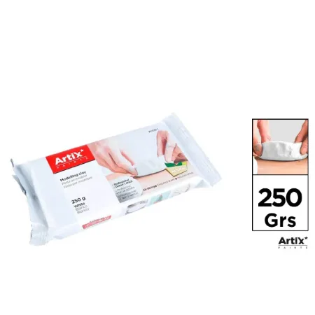 Arcilla Natural Endurecible 250 g Blanco