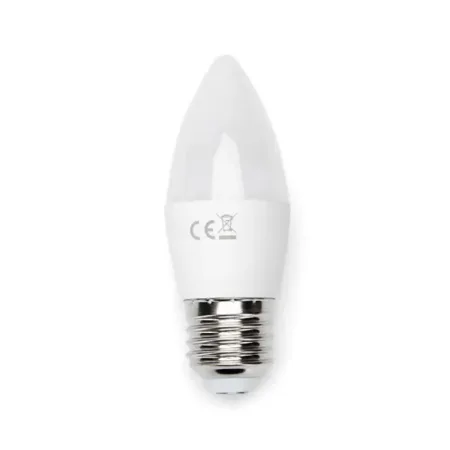 Bombilla LED A5 C37 / 5W E27 luz blanca 6400K