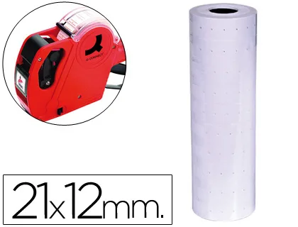 Etiquetas Q-Connect blanca 21 x 12 MM 1000 uds