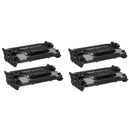 Pack 4 tóner compatibles HP W1490A negro