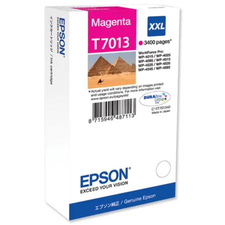 Cartucho de tinta original Epson -T-7013- XXL magenta · C13T70134010