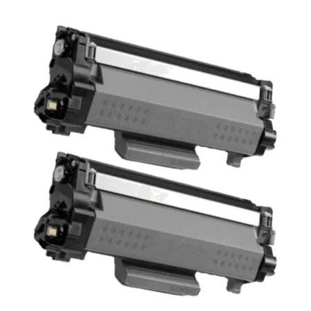 Pack 2 tóner compatibles Brother TN2510XL negro