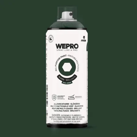 Spray MTN WEPRO Solvent Brillante VERDE VIKINGO - RAL 6009