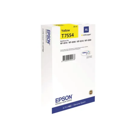 Cartucho de tinta original Epson T7554 amarillo · C13T755440