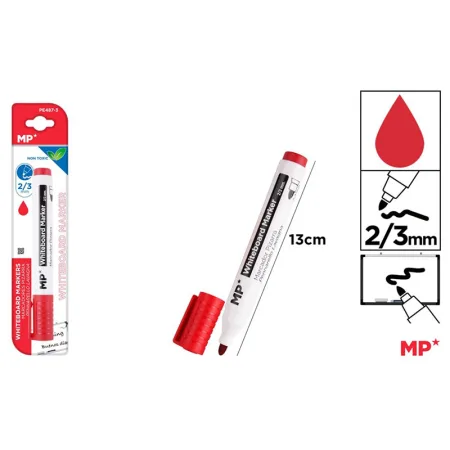 Marcador de Pizarra Rojo Blíster