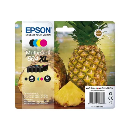 Cartucho de tinta original Epson Pack 4x 604XL · C13T10H64010