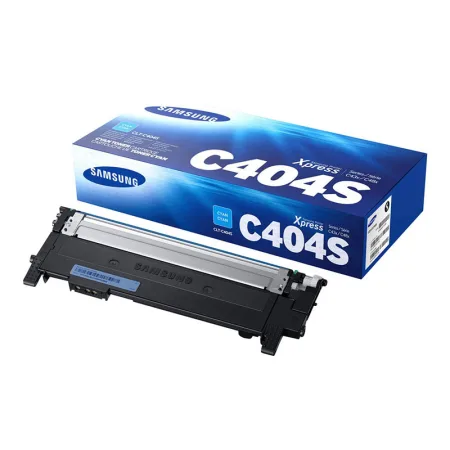 Tóner original Samsung CLT-C404S cian · ST966A