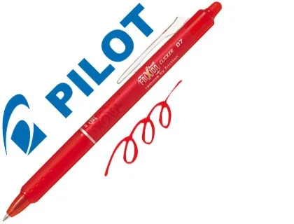 Pilot frixion clicker borrable 0,7MM rojo