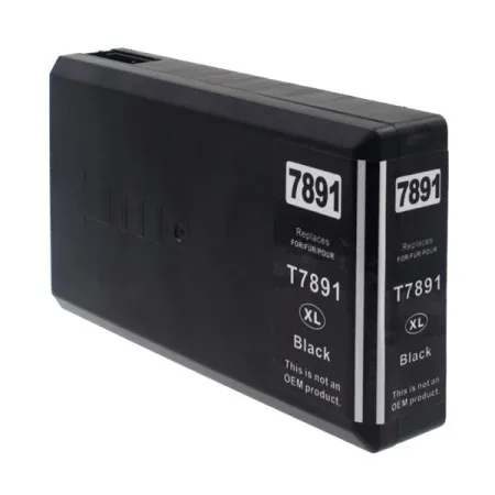 Cartucho de tinta compatible Epson T7891 / T7901 / T7911 negro