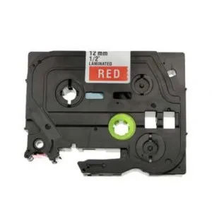 Cinta compatible Brother TZE-435 Blanco / Rojo TZ-435 blanco / rojo