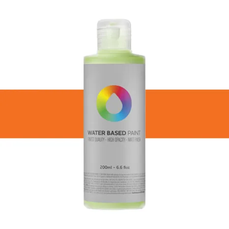 MTN Water Based Paint Azo Orange 200 ml