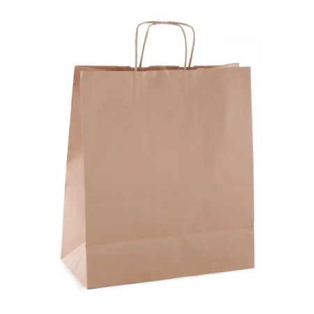 Pack de 50 Bolsas Kraft Color Marron 25x11x31 cm Apli