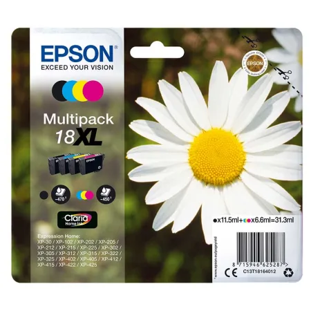 Cartucho de tinta original Epson T1816 Pack 4 · C13T18164012