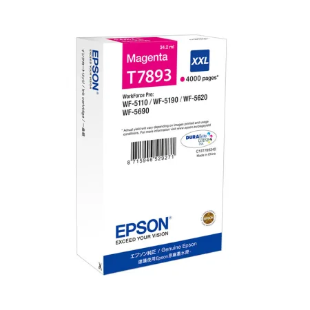 Cartucho de tinta original Epson T7893 magenta · C13T789340