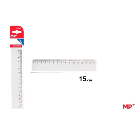Regla De Plástico 15 cm MP