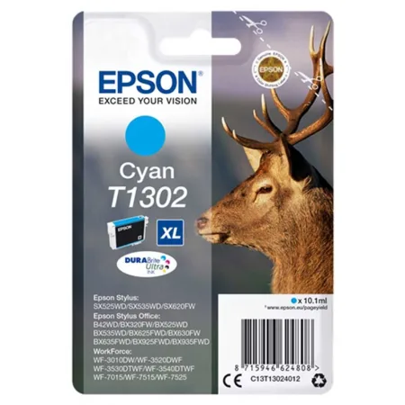 Cartucho de tinta original Epson T1302 cian · C13T13024012
