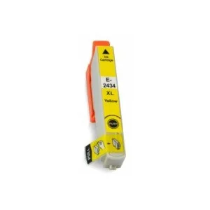 Cartucho de tinta compatible Epson T2434 24XL amarillo · C13T24344010