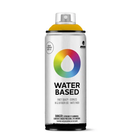 Spray de Pintura MTN Water Based Amarillo Jericó (400 ml)