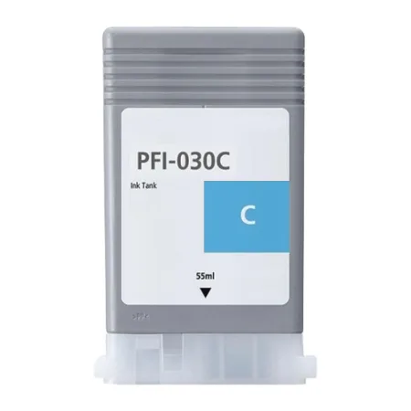 Cartucho de tinta compatible Canon PFI030 cian · 3490C001
