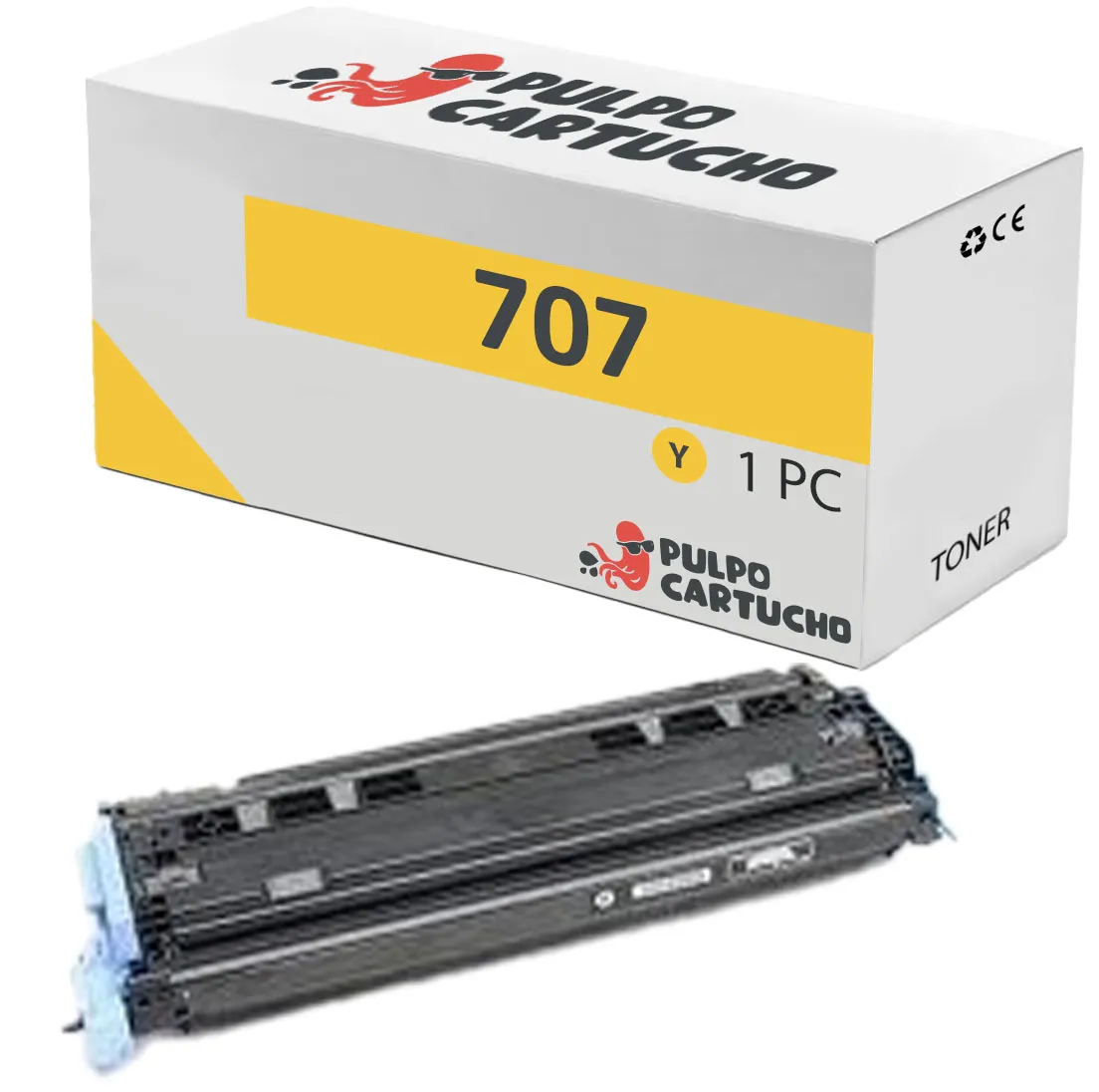 Tóner compatible Canon 9421A004 Amarillo · 2.000 páginas