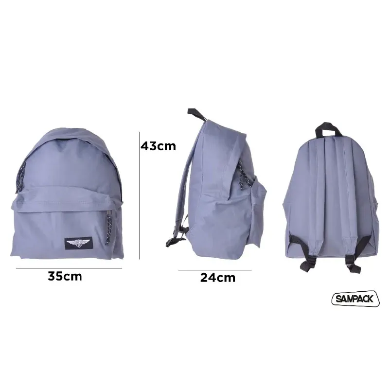 Mochila Eco Grande Gris