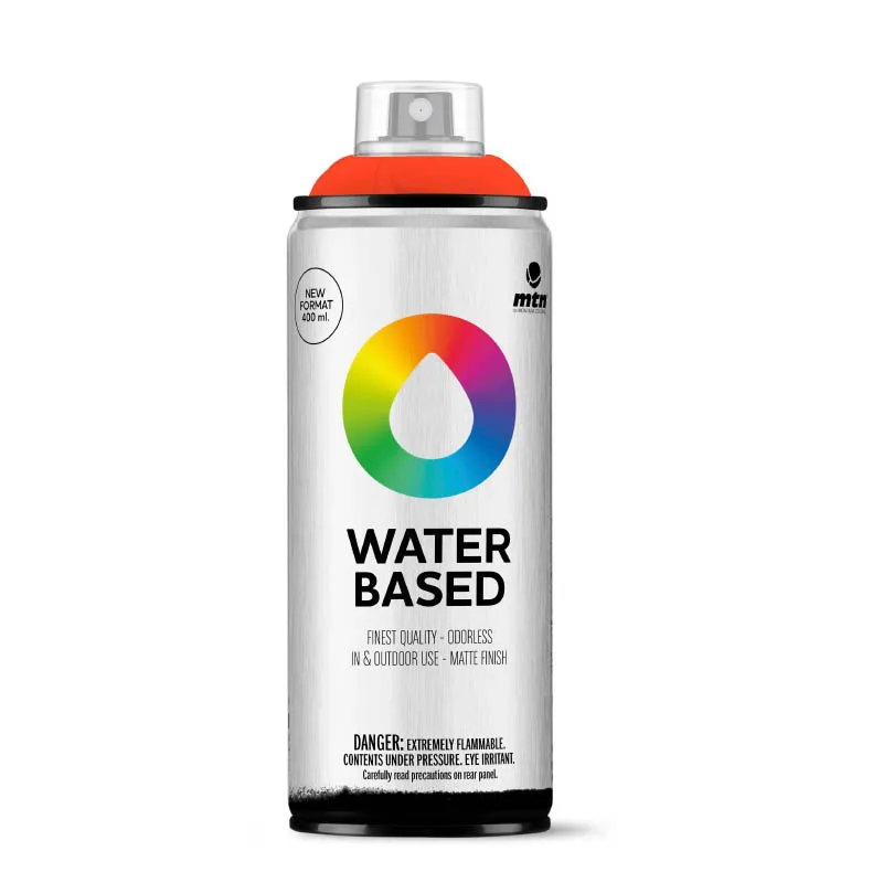 Spray de Pintura MTN Water Based Naranja Calcuta (400 ml)
