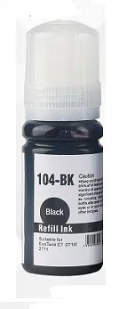 Botella de tinta compatible Epson C13T00P140 Negro · 70 ml
