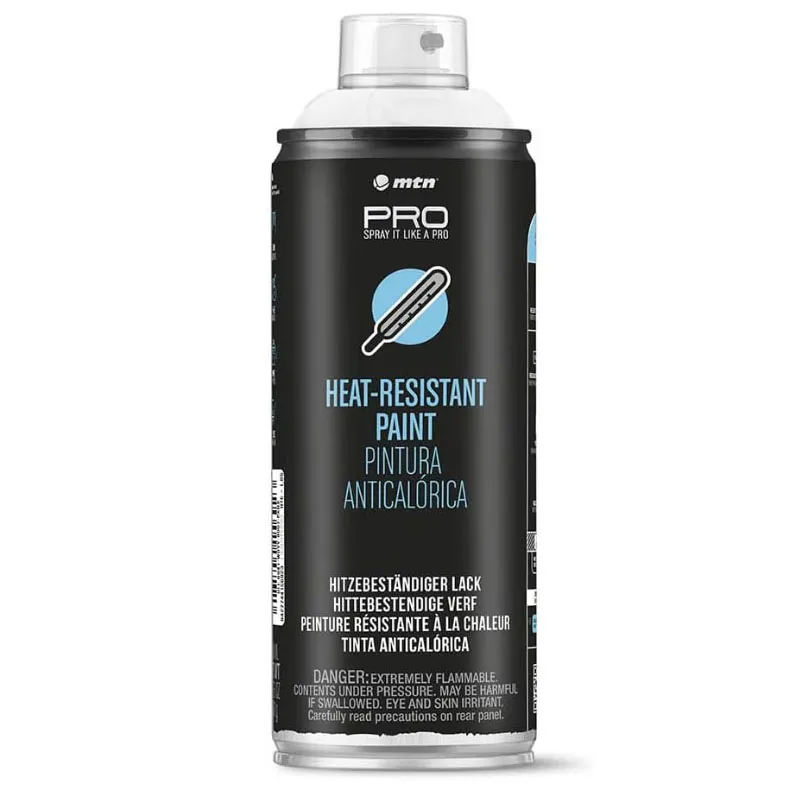 Spray MTN PRO Pintura Anticalórica Blanco