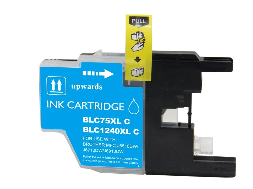 Cartucho de tinta compatible Brother LC1240CBP Cian · 166 ml