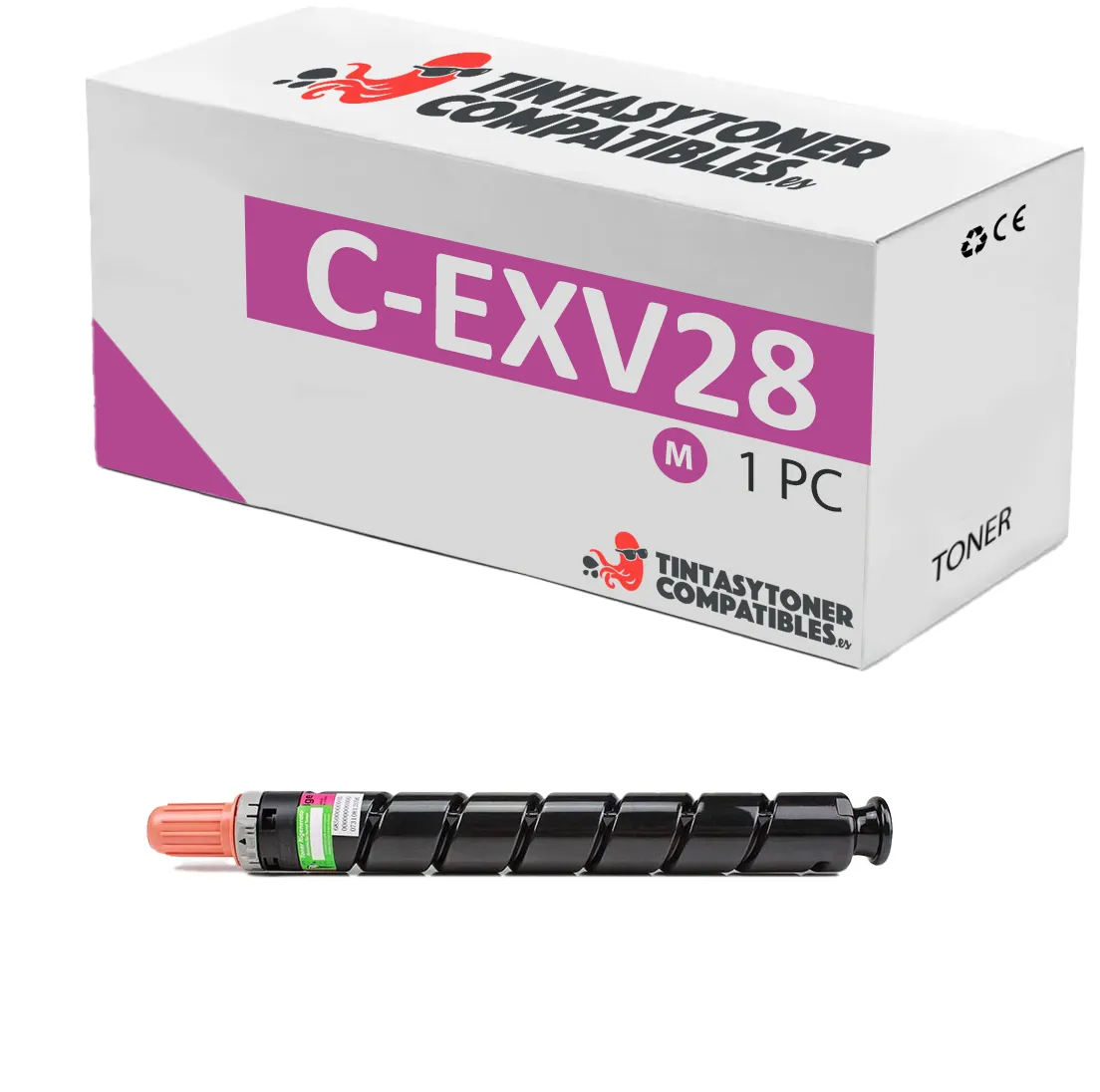 Tóner compatible Canon 2797B002 Magenta · 38.000 páginas