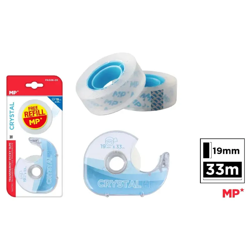 Cinta Adhesiva Cristal con Dispensador