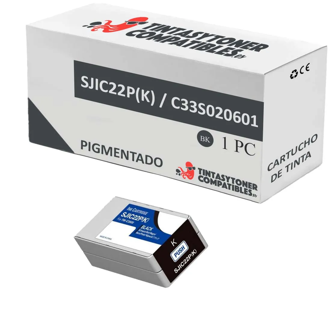 Cartucho de tinta compatible Epson C33S020601 · 326 ml