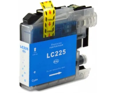 Cartucho de tinta compatible Brother LC225CBP Cian · 13 ml