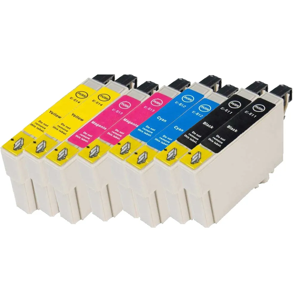Compatible Pack 8 x Epson T0611/2/3/4