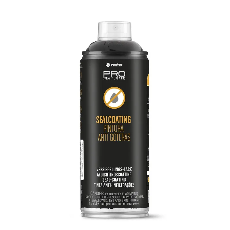 Spray de Pintura MTN PRO Pintura Antigoteras Negro