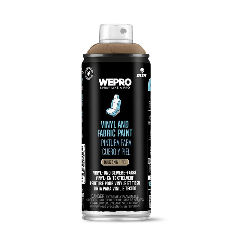 Spray de Pintura Vinilo para Cuero y Piel Color Marrón MTN WEPRO