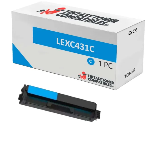 Product Tóner compatible Lexmark 20N20C0 Cian · 1.500 páginas Image
