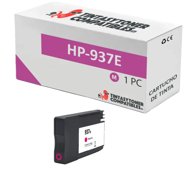 Product Cartucho de tinta compatible HP 4S6W7NE Magenta · 26 ml Image