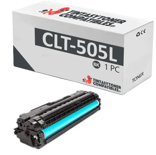 Product Tóner compatible Samsung CLT-K505L Negro · 6.000 páginas Image